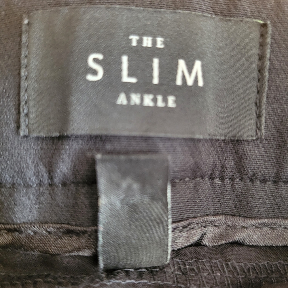 WHBM Black The Slim Ankle‎ Pant Size 2 Petite - Picture 4 of 5